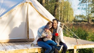 glamping with kids