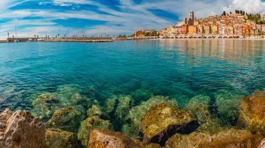 Menton sur la Côte d'Azur
