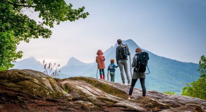 Randonnée France en montagne en famille