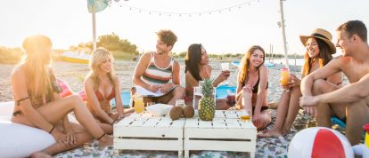 beach camping france