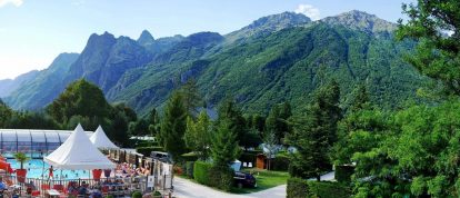 Piscine chauffée au Campings, Rhône-Alpes